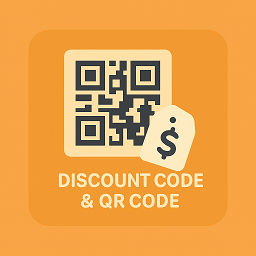 Código de descuento y código QR