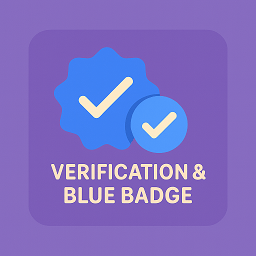 Verificación y insignia azul