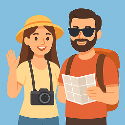 Turistas locales e internacionales